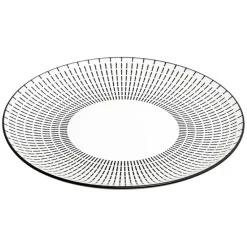 Plato Llano 27cm Lunis Negro