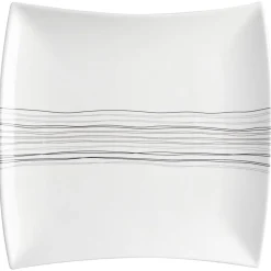 Plato Llano Cuadrado 26x26Cm