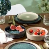Plato llano EVA verde 27cm