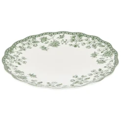 Plato llano LISIERE verde 27cm