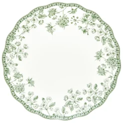 Plato llano LISIERE verde 27cm