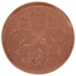 Plato llano SIENNA terracota 27cm