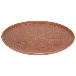 Plato llano SIENNA terracota 27cm