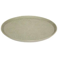 Plato llano SIENNA verde 27cm