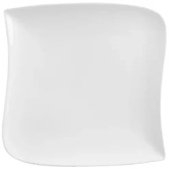 Plato Ondulado Blanco