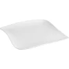 Plato Ondulado Blanco 26Cm