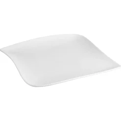 Plato Ondulado Blanco 26Cm