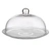 Plato para tarta de vidrio con tapa 30cm