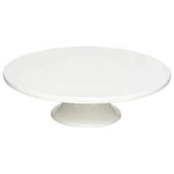 Plato para tarta NORA blanco 28x9cm