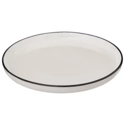 Plato Postre Alix Blanco de Porcelana 20cm