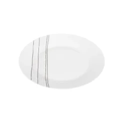 Plato Postre Blanco de Cerámica