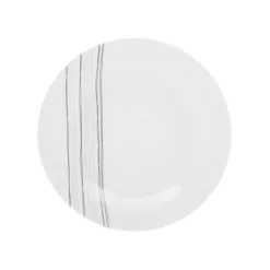 Plato Postre Blanco de Cerámica