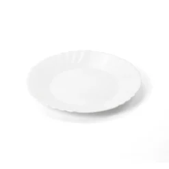 Plato Postre Blanco Ebro