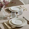 Plato postre CAMILLE blanco 20cm