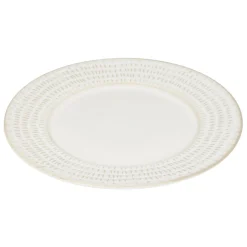 Plato postre CAMILLE blanco 20cm