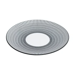 Plato Postre 19cm Lunis Negro