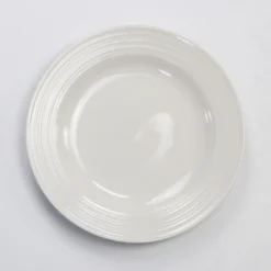 Plato Postre de Porcelana Blanco