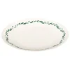 Plato postre LAURIER blanco de porcelana 19cm