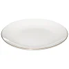 Plato Postre Petit Salon con Borde Dorado