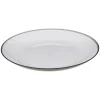 Plato Square Negro/Blanco 25Cm