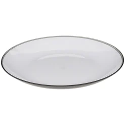 Plato Square Negro/Blanco 25Cm