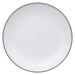 Plato Square Negro/Blanco 25Cm