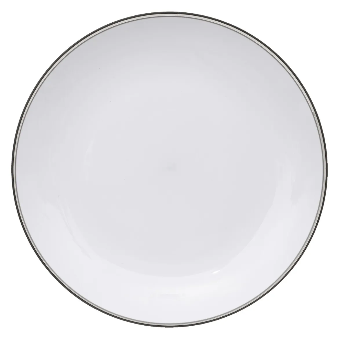 Plato Square Negro/Blanco 25Cm