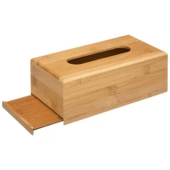 Porta Pañuelos De Bambú