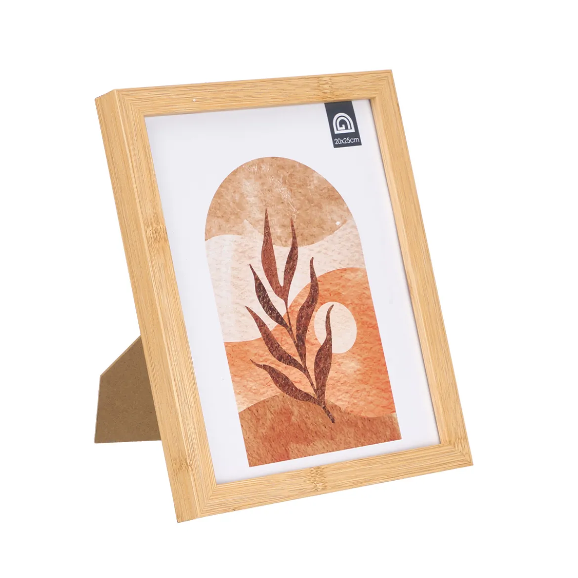 Portarretrato beige de madera 28cm
