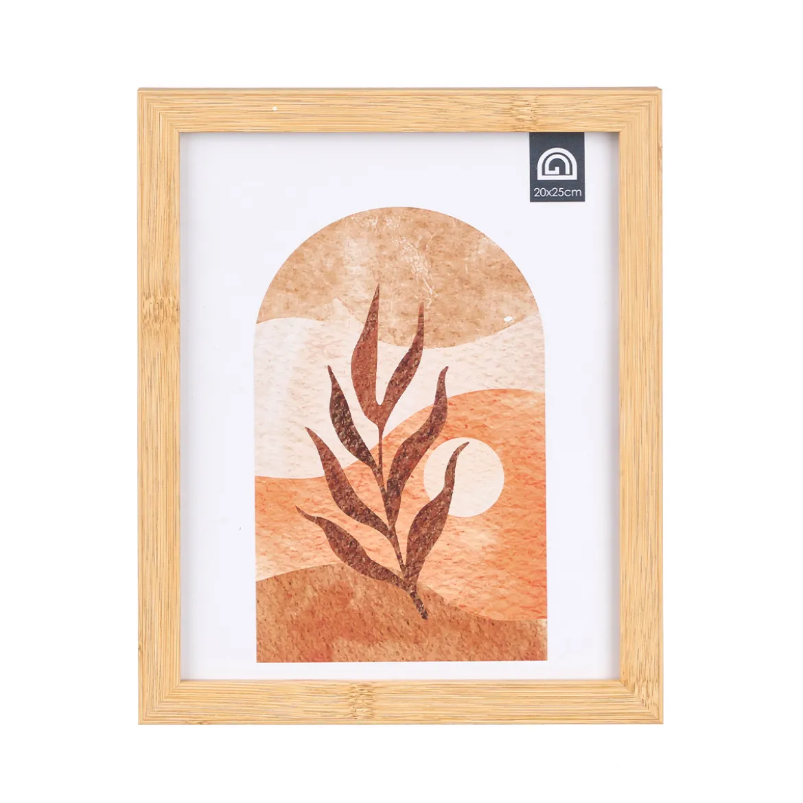 Portarretrato beige de madera 28cm