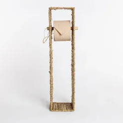 Portarrollos wc beige de cuerda