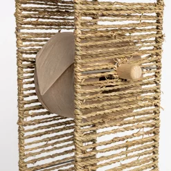 Portarrollos wc beige de cuerda