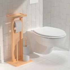 Portarrollos wc CANE con reserva beige