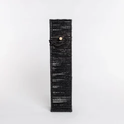Portarrollos wc negro de cuerda
