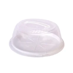Porta Tartas Plástico Blanco/Gris 35Cm