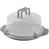 Porta Tartas Plástico C/Tapa Gris 36Cm