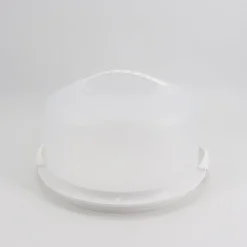 Porta Tartas Redondo Blanco