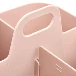 Portautensilios de 4 módulos POLY rosa