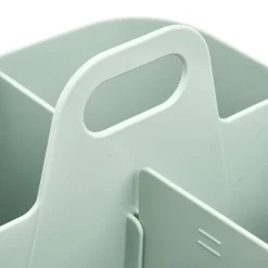 Portautensilios de 4 módulos POLY verde