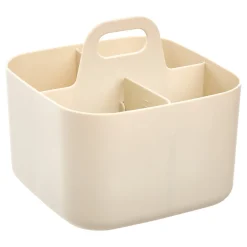 Portautensilios de 4 módulos POLY beige