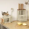 Porta utensilios doble TELMA beige