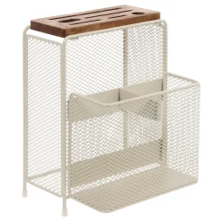 Porta utensilios doble TELMA beige
