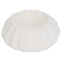 Portavela OCEANIA blanco de cerámica