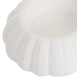 Portavela OCEANIA blanco de cerámica