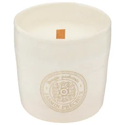 Portavelas Con Vela Aroma Jazmín 350Gr