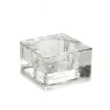 Portavelas De Vidrio 6x6x3Cm