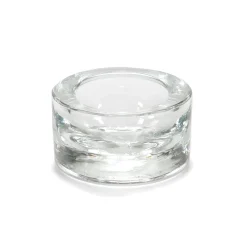 Portavelas De Vidrio 6x6x3Cm
