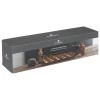 Portavelas Vidrio Y Metal Negro 5 velas