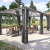 Pérgola BELIZE gris grafito 6x3,6m