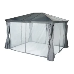 Pérgola BELIZE gris graphite 3x3,6m